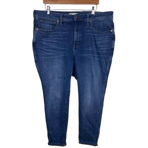 Madewell Curvy High Rise Skinny Jeans Size  22W
